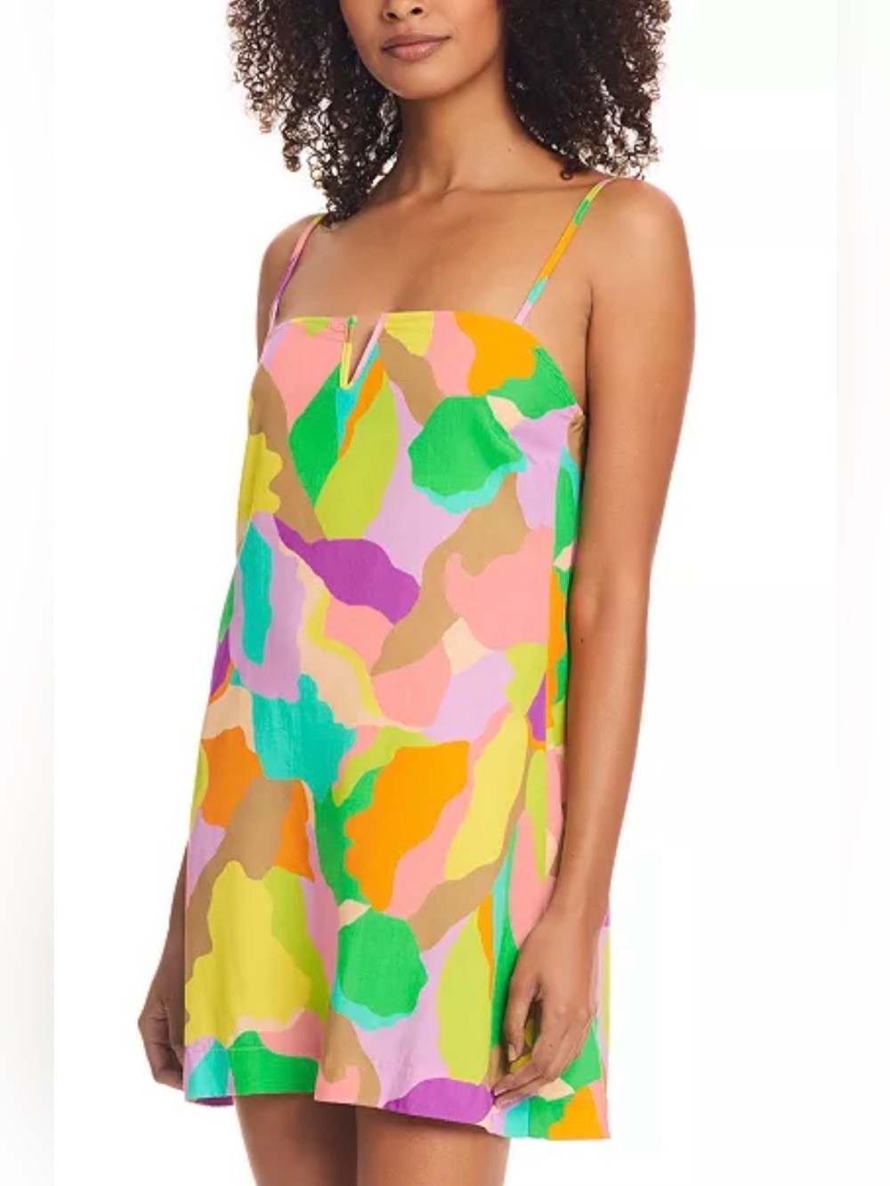 NWT Sanctuary Women's V-Wire Sleeveless Swim Cover-Up Dress Small